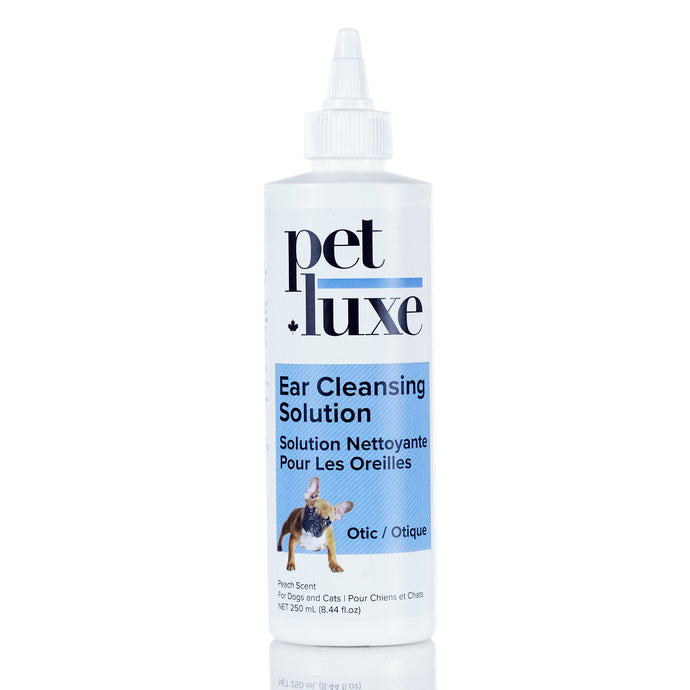 Ear Cleansing Solution, Peach Scent (250 ml) for Dogs & Cats